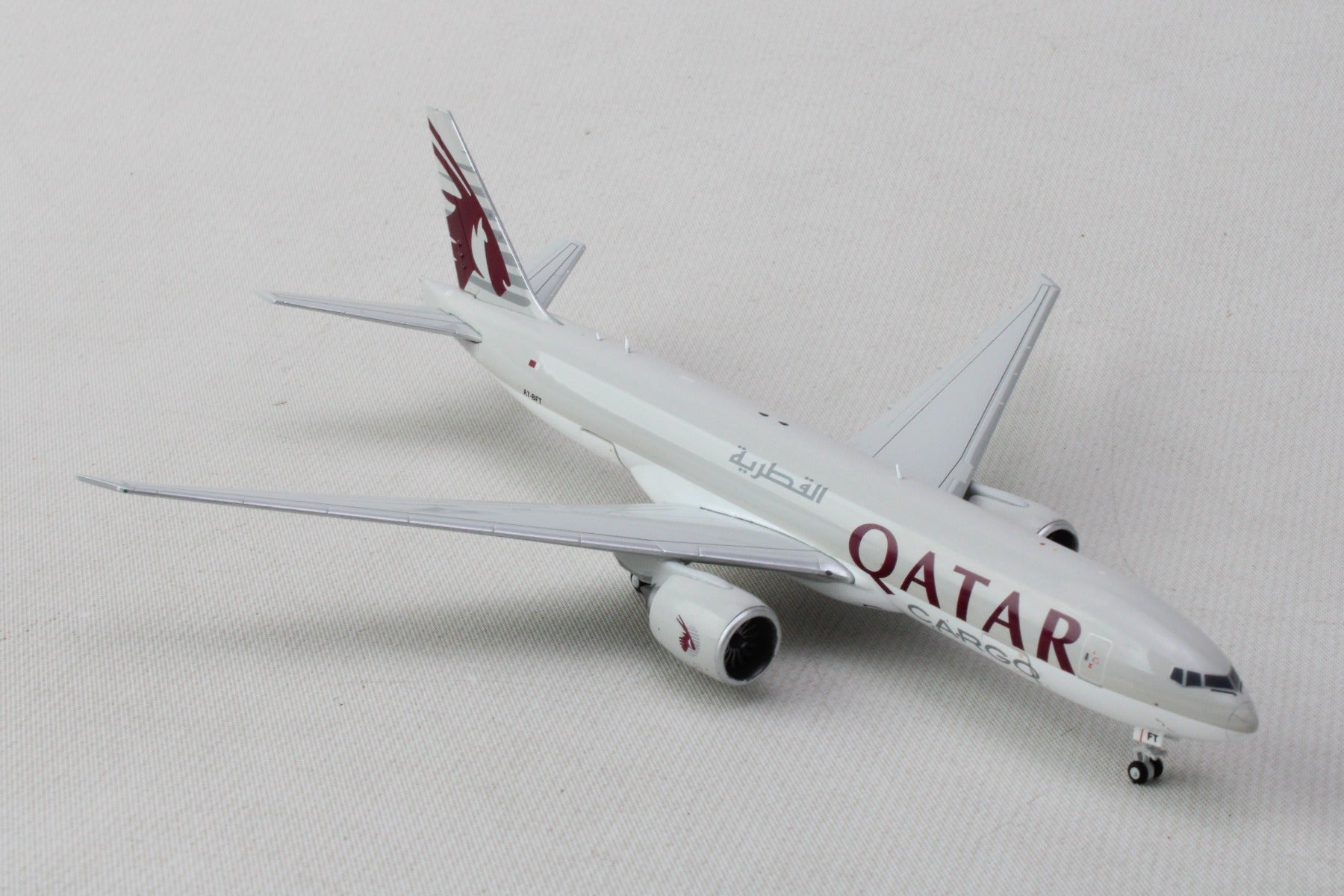 GEMINI QATAR 777-200LR 1/400 REG#A7-BFT INTERACTIVE