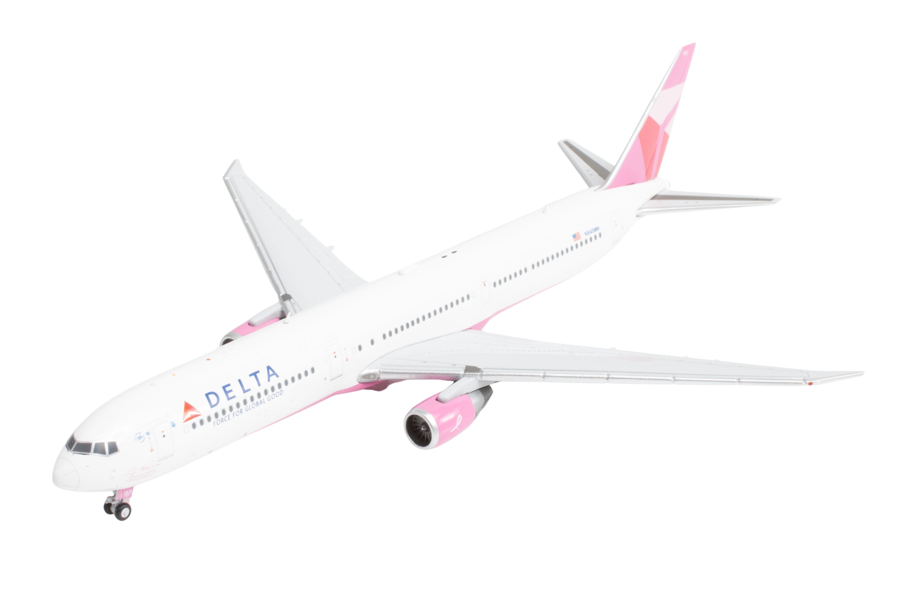 GEMINI DELTA 767-400 1/400 EVELYN H LAUDER PINK PLANE N845MH