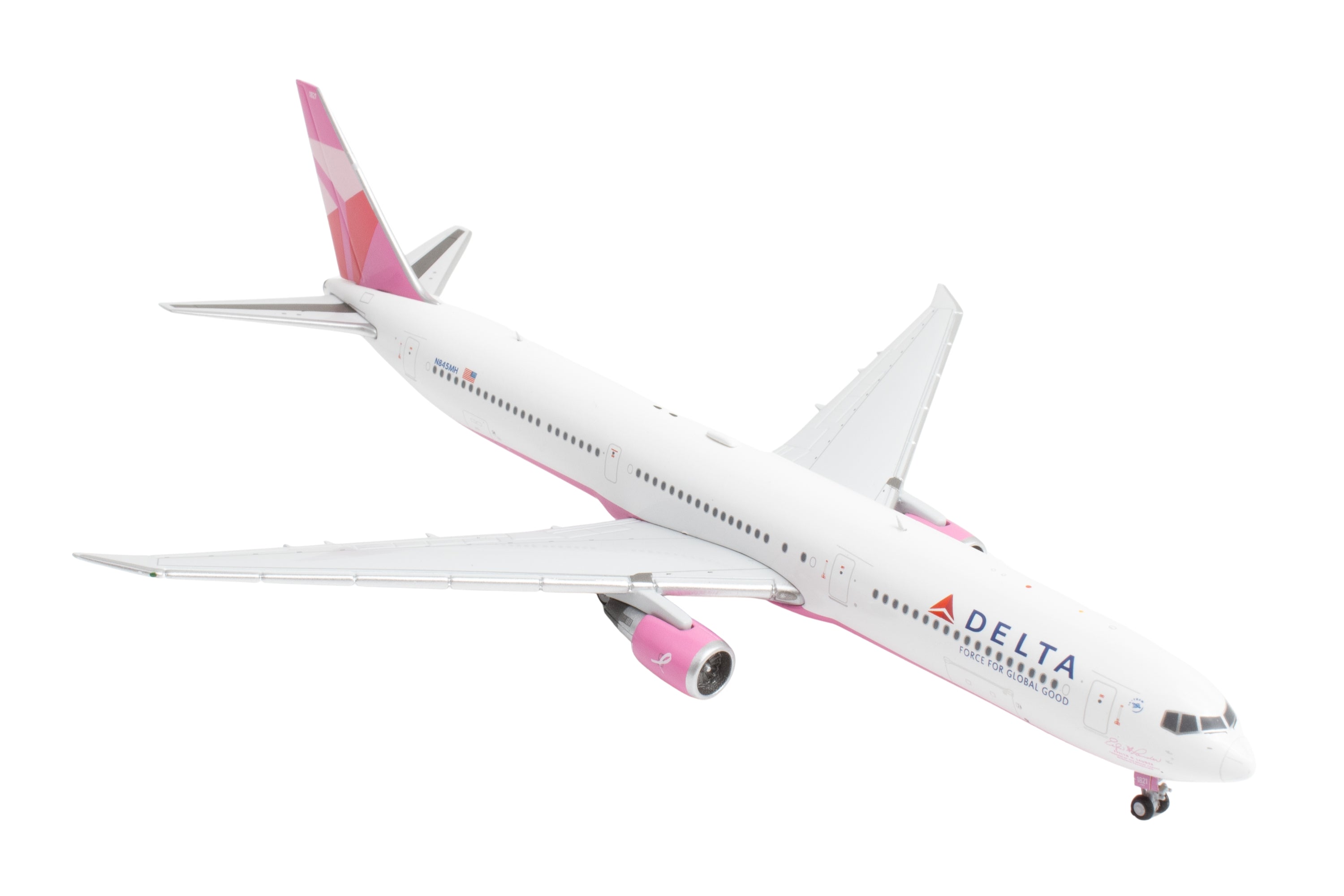 GEMINI DELTA 767-400 1/400 EVELYN H LAUDER PINK PLANE N845MH