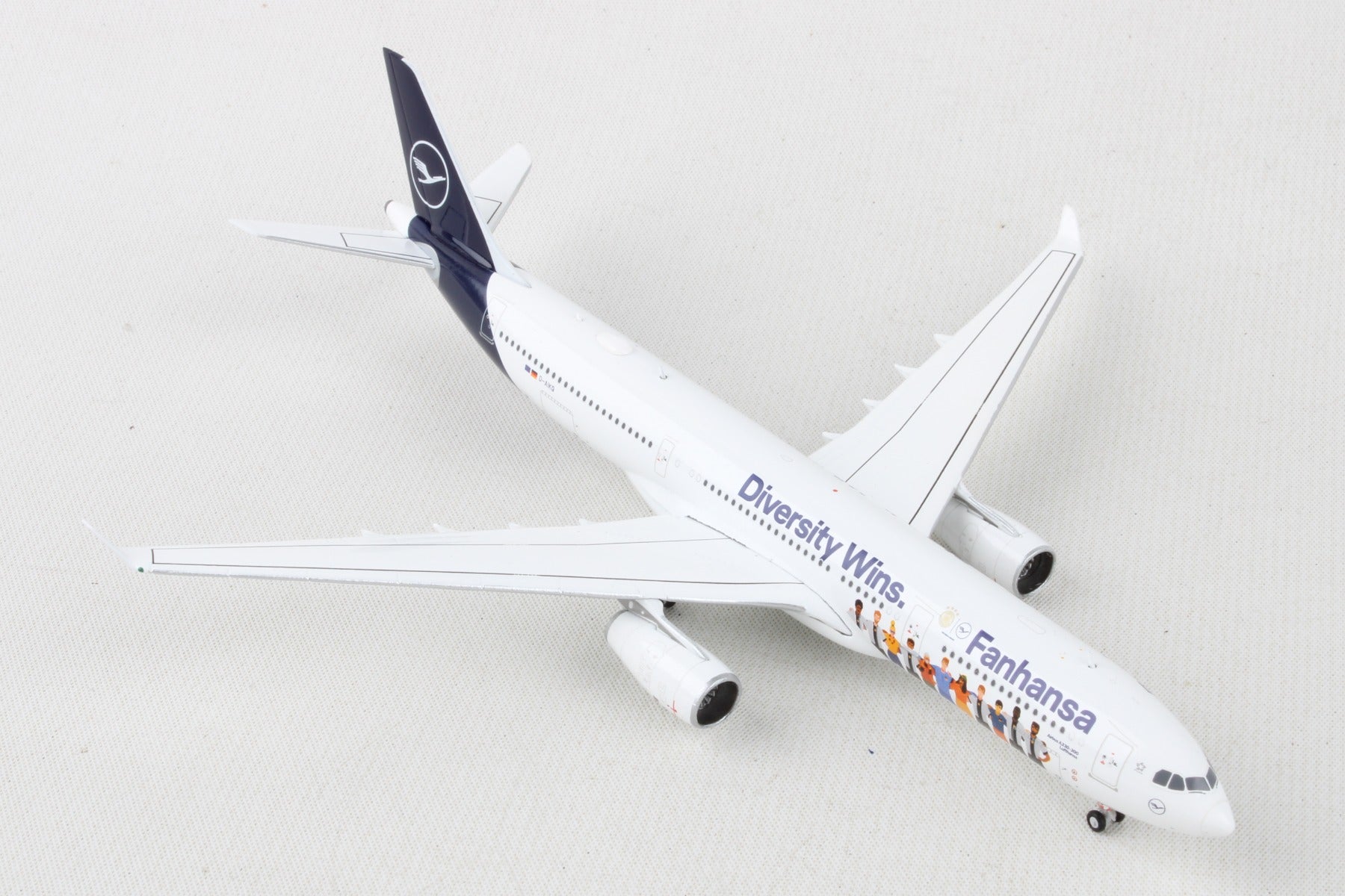 GEMINI LUFTHANSA A330-300 1/400 FANHANSA DIVERSITY WINS