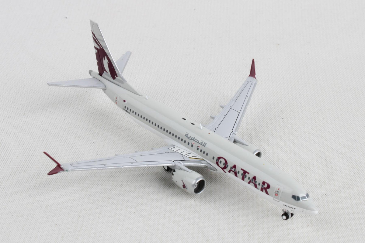 GEMINI QATAR 737MAX8 1/400 REG#A7-BSC (**) The Airplane Shop.