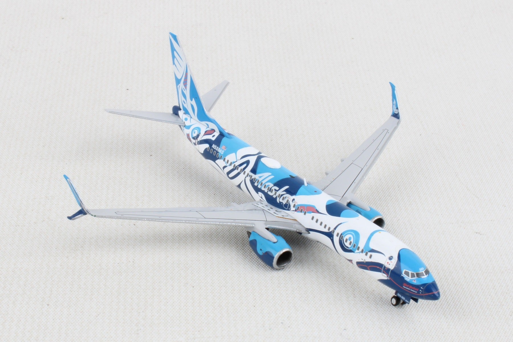 GEMINI ALASKA 737-800 1/400 SALMON PEOPLE REG#N559AS
