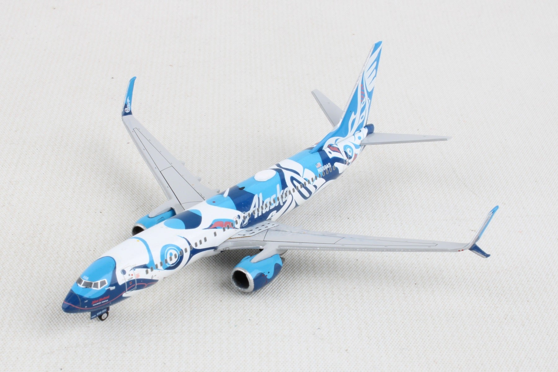 GEMINI ALASKA 737-800 1/400 SALMON PEOPLE REG#N559AS