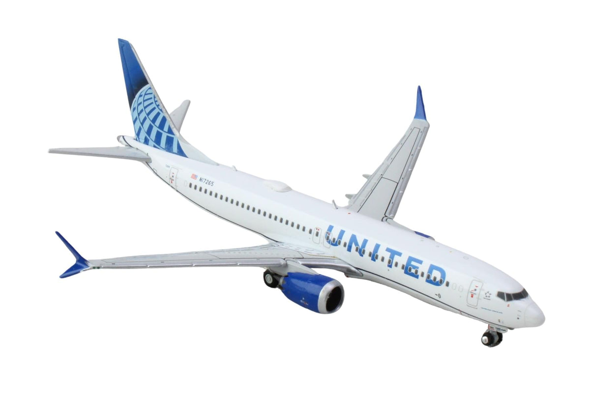 GEMINI UNITED 737MAX8 1/400 REG#N17265 (**) The Airplane Shop.