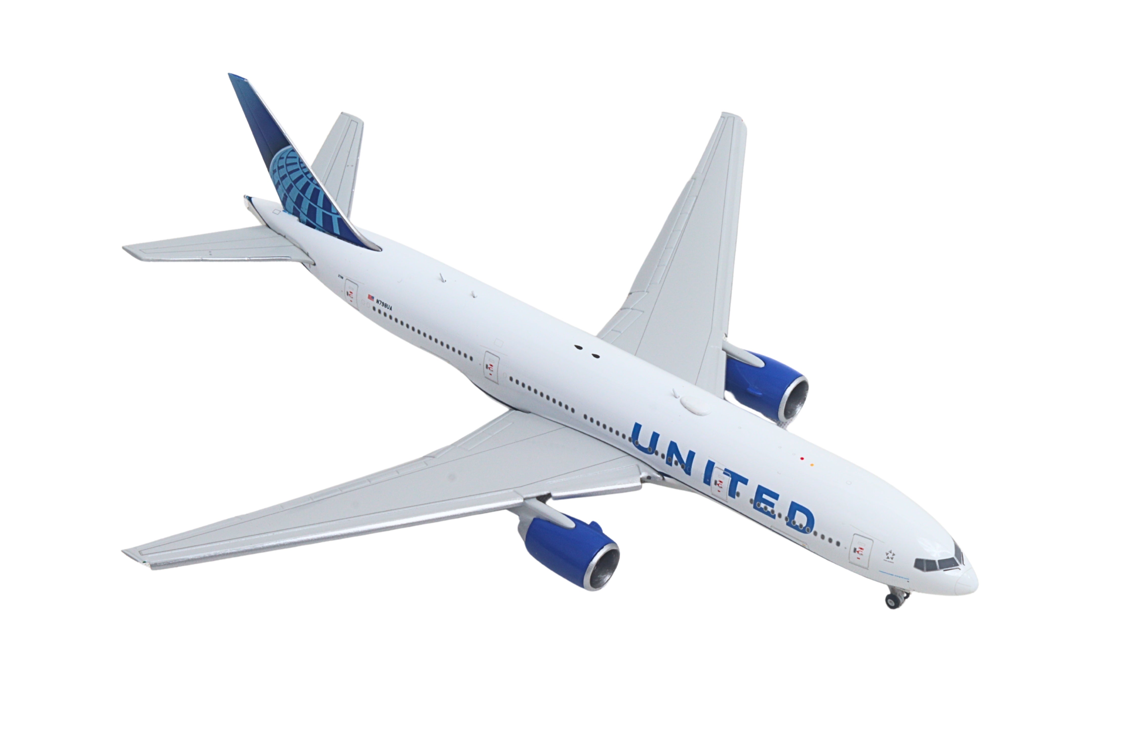 GEMINI UNITED 777-200ER 1/400 REG#N798UA FLAPS DOWN