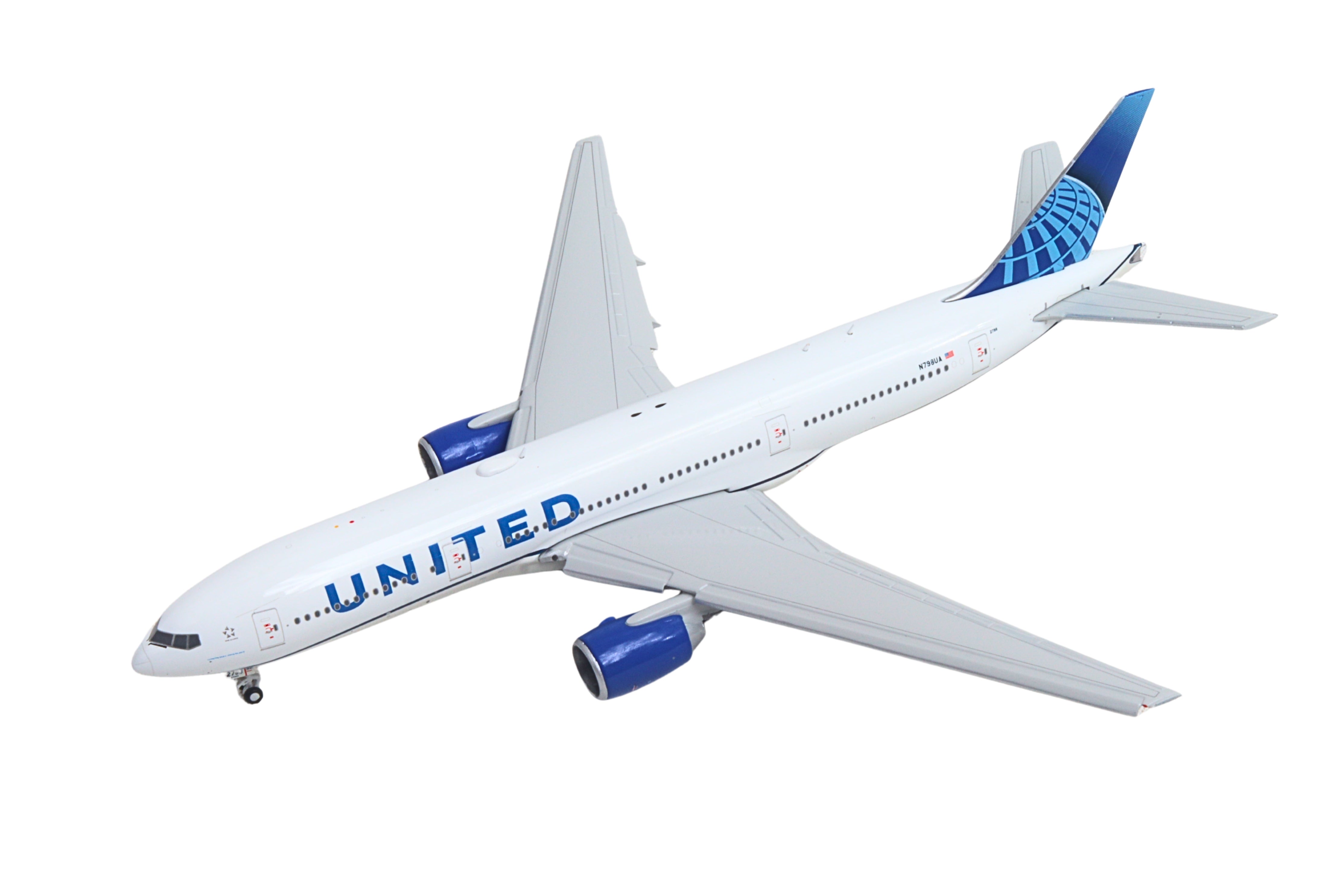 GEMINI UNITED 777-200ER 1/400 REG#N798UA FLAPS DOWN