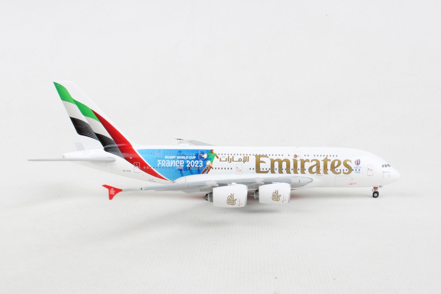 GJ2242 GEMINI EMIRATES A380 1/400 RUGBY WORLD CUP 2023 REG