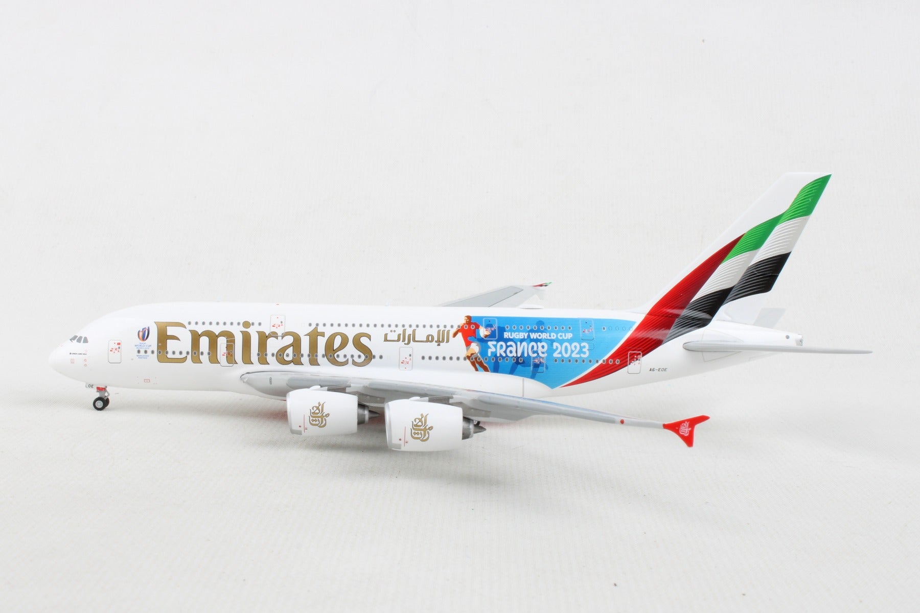GJ2242 GEMINI EMIRATES A380 1/400 RUGBY WORLD CUP 2023 REG