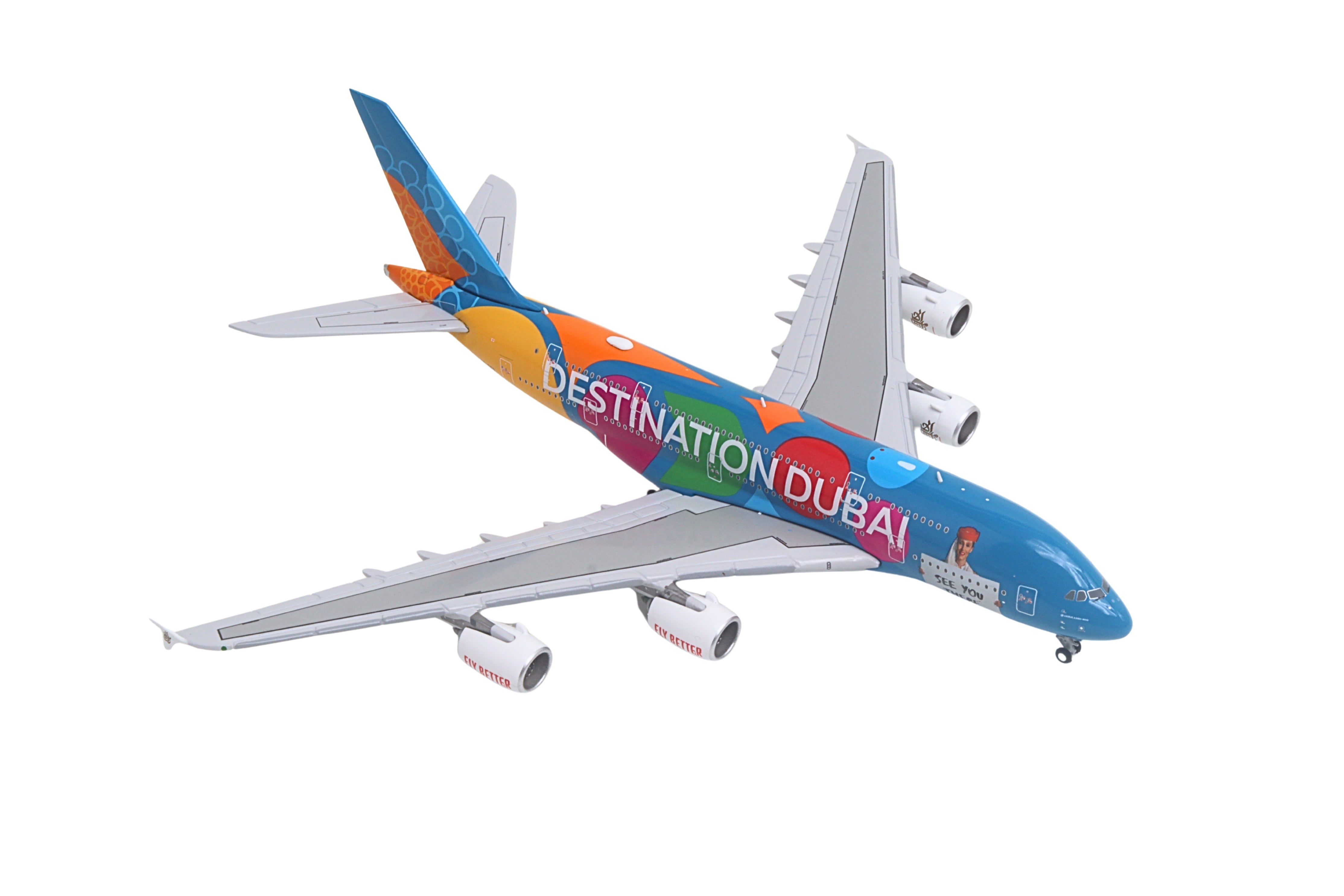 GEMINI EMIRATES A380 1/400 BE PART OF THE MAGIC REG#A6-EES