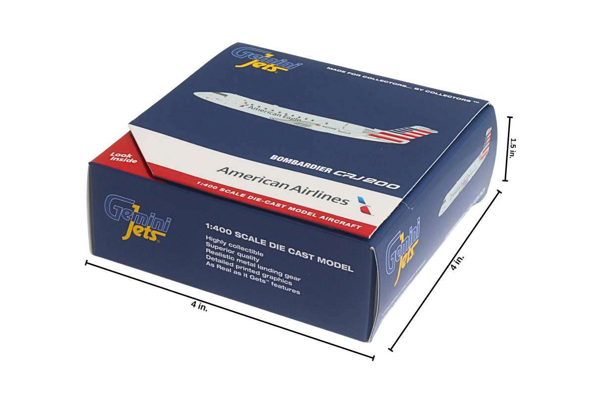 GEMINI AMERICAN EAGLE/AIR WISCONSIN CRJ200LR 1/400 N420AW The Airplane Shop.