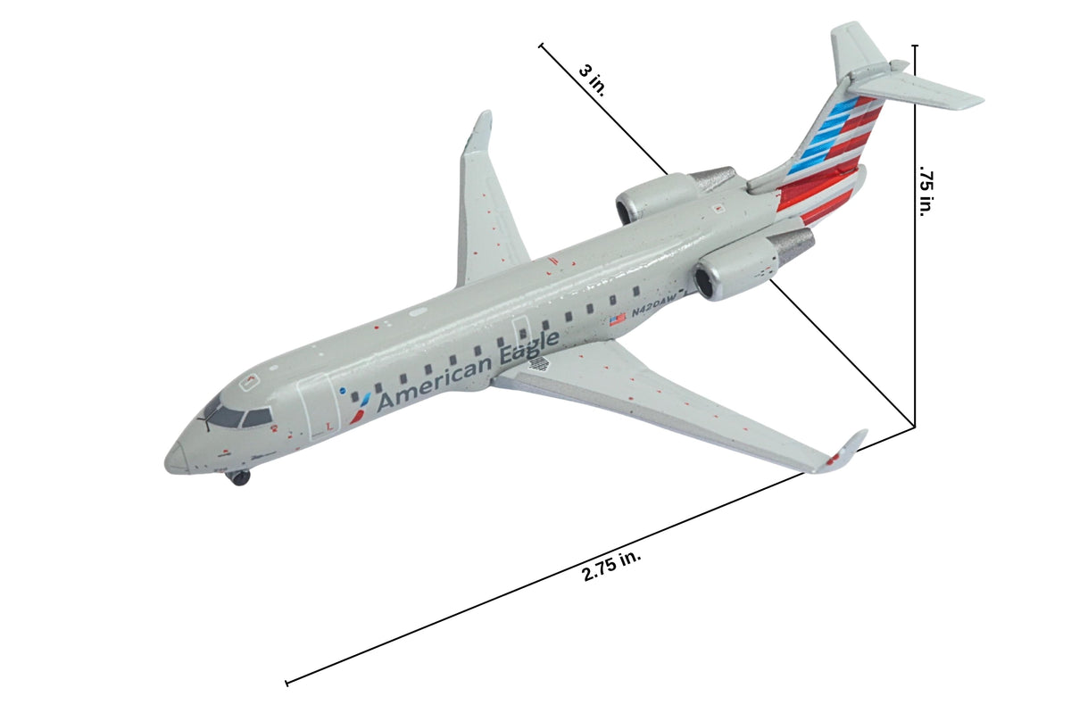 GEMINI AMERICAN EAGLE/AIR WISCONSIN CRJ200LR 1/400 N420AW The Airplane Shop.