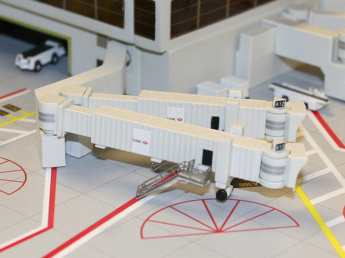 GEMINI AIRBRIDGE SET 2 (3 DOUBLE WIDEBODY BRIDGES) 1/400