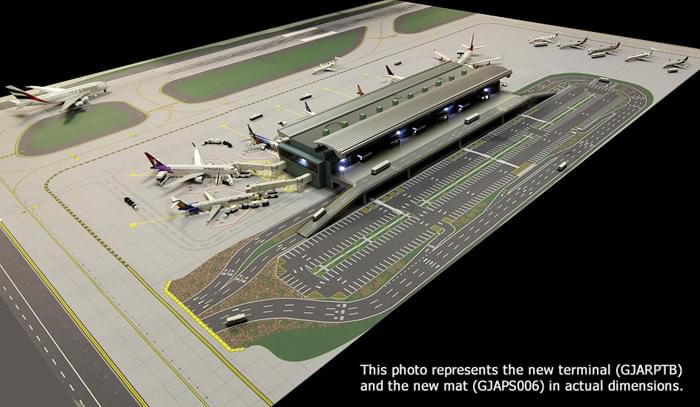 GEMINI AIRSIDE/LANDSIDE TERMINAL 1/400 The Airplane Shop.