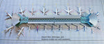 GEMINI NEW AIRPORT TERMINAL DOUBLE ROTUNDA 1/400 The Airplane Shop.