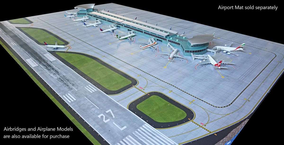 GEMINI NEW AIRPORT TERMINAL DOUBLE ROTUNDA 1/400 The Airplane Shop.
