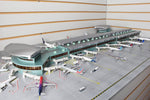 GEMINI NEW AIRPORT TERMINAL DOUBLE ROTUNDA 1/400 The Airplane Shop.