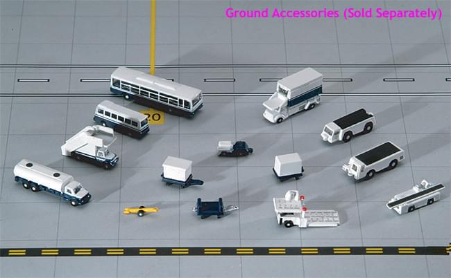GEMINI 14 PIECE GROUND ACCESSORIES SET 1/400 The Airplane Shop.