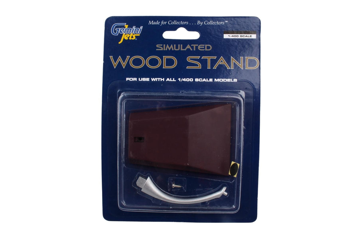 GEMINI SIMULATED WOOD STAND 1/400 The Airplane Shop.