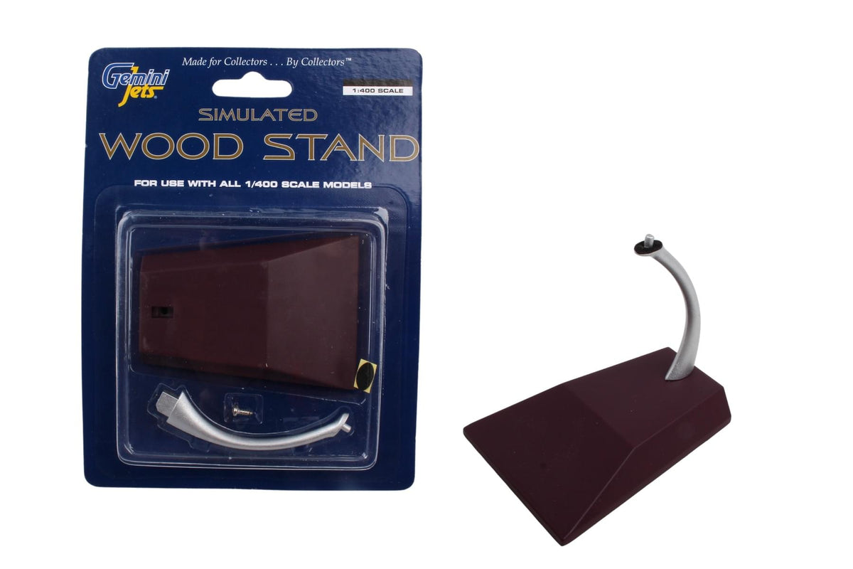 GEMINI SIMULATED WOOD STAND 1/400 The Airplane Shop.