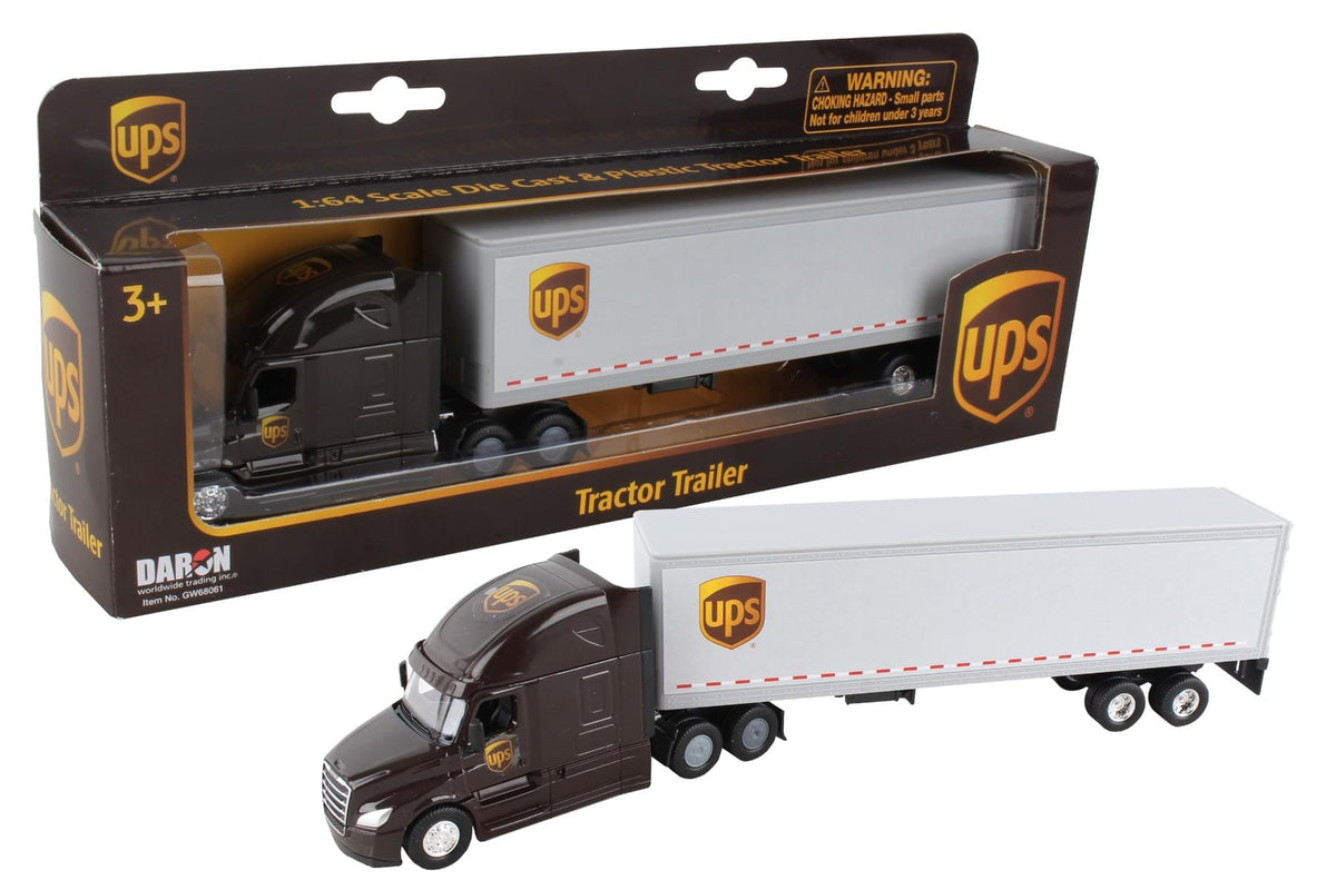 UPS TRACTOR TRAILER 1/64 The Airplane Shop.