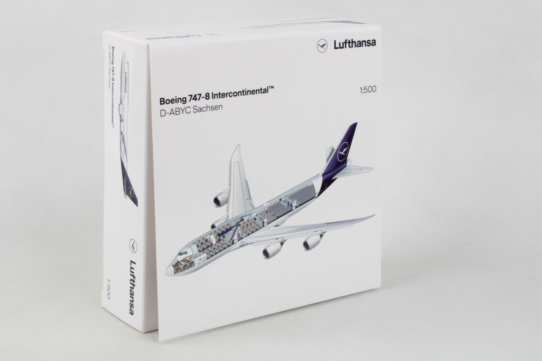 HERPA LUFTHANSA 747-8 1/500