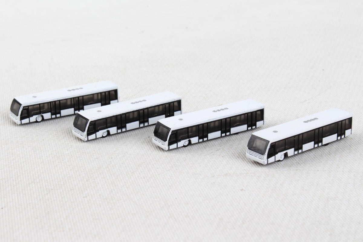 HERPA AIRPORT BUS SET (4) 1/500 The Airplane Shop.