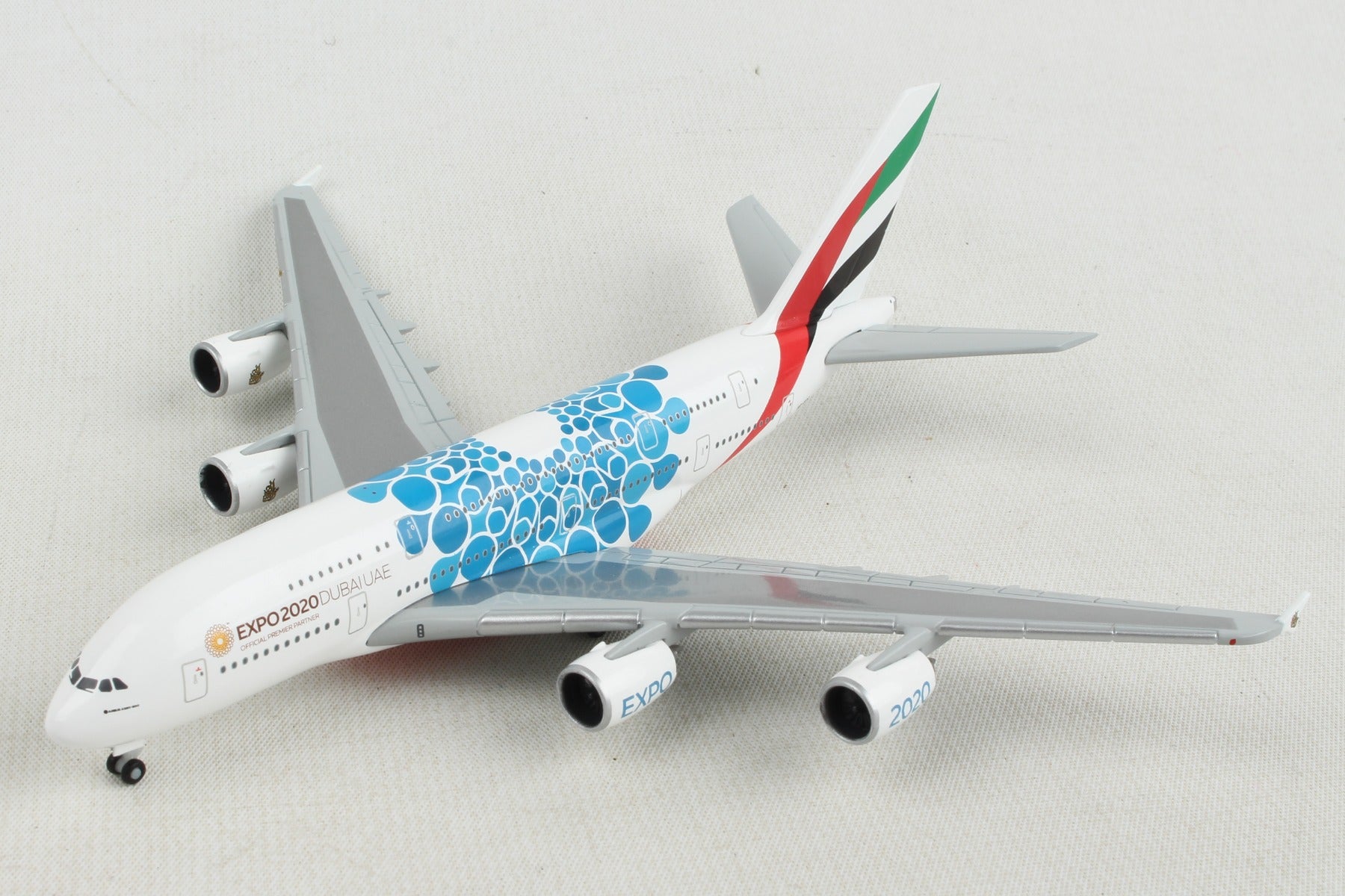 HERPA EMIRATES A380 1/500 EXPO 2020 MOBILITY