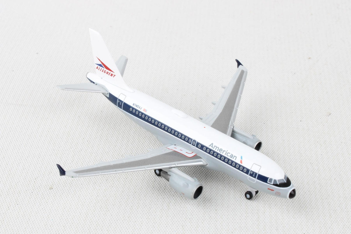 HERPA AMERICAN A319 1/500 ALLEGHENY HERITAGE (**) The Airplane Shop.