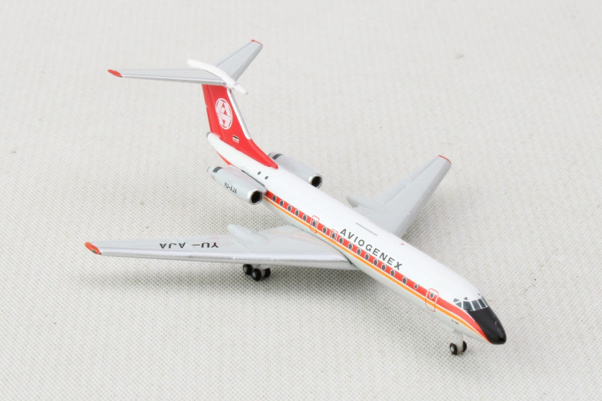 HERPA AVIOGENEX TU134A 1/500 (**) The Airplane Shop.