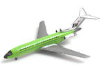 HERPA BRANIFF 727-100 1/500 SOLID LIME GREEN (**) The Airplane Shop.