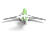 HERPA BRANIFF 727-100 1/500 SOLID LIME GREEN (**) The Airplane Shop.