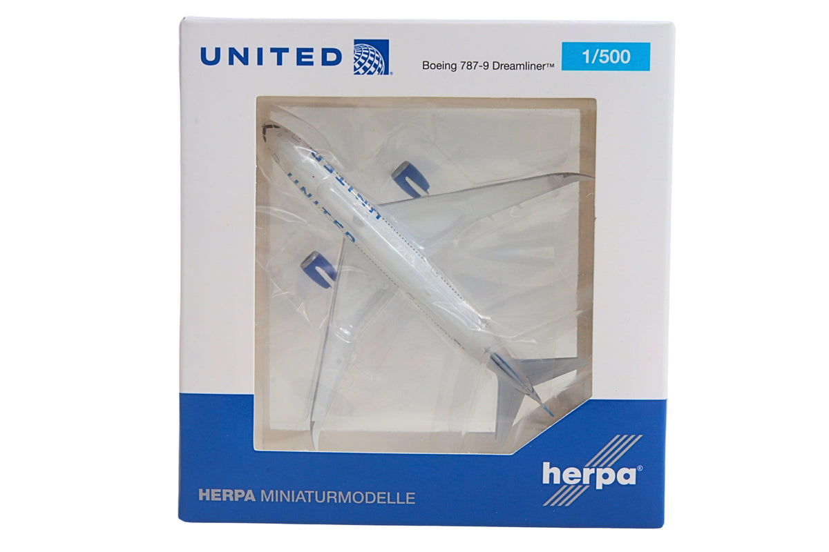 HERPA UNITED 787-9 1/500 The Airplane Shop.