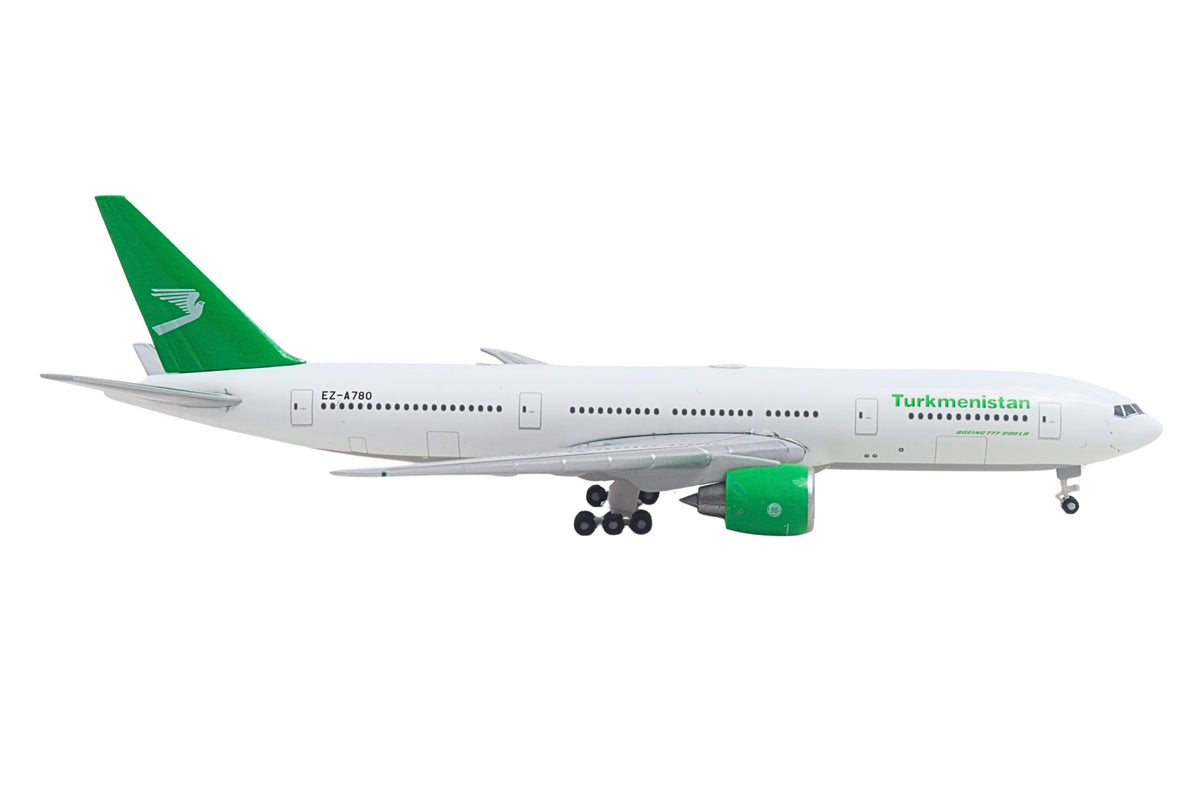 HERPA TURKMENISTAN 777-200LR 1/500 (**) The Airplane Shop.