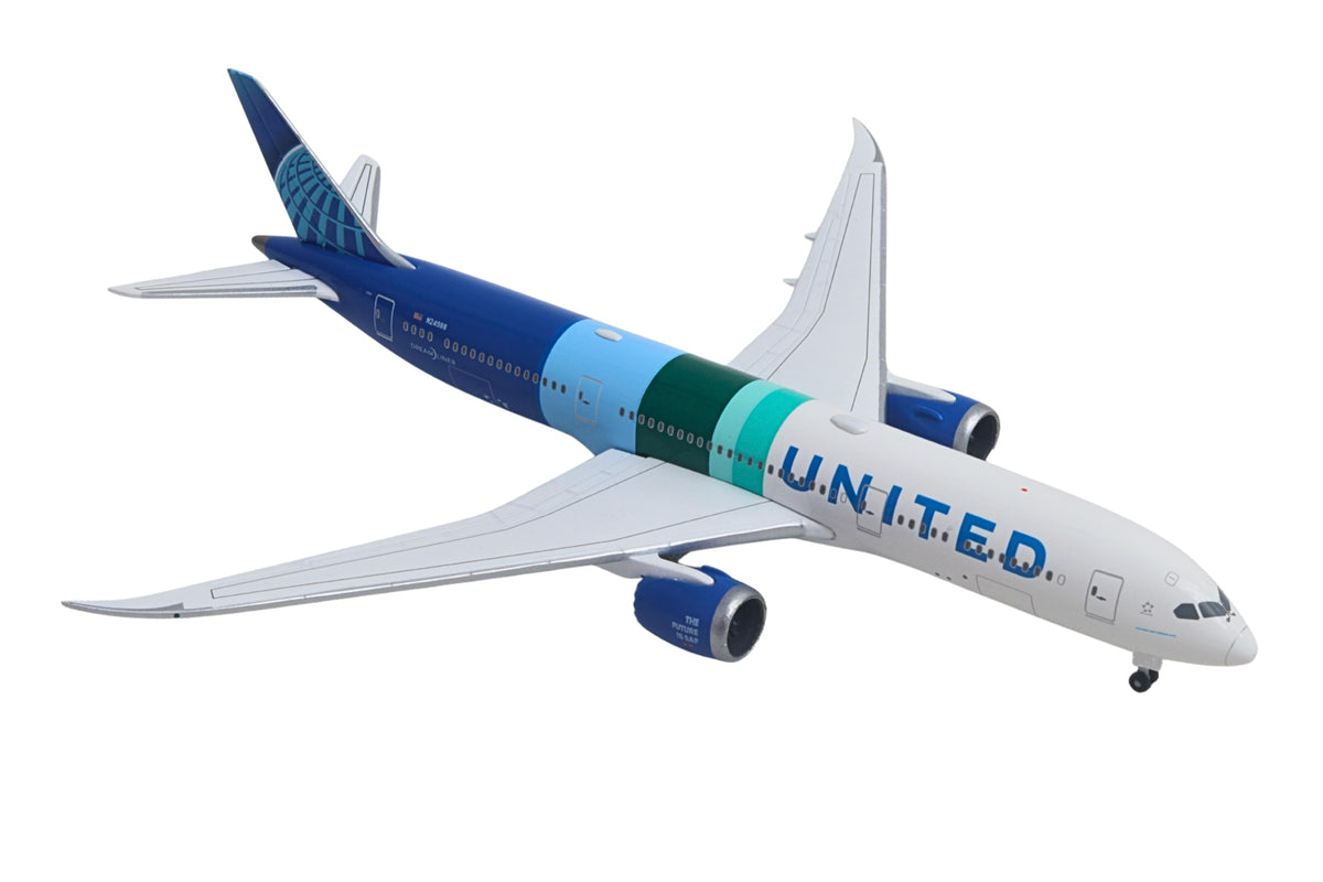 HERPA UNITED 787-9 1/500 THE FUTURE IS SAF The Airplane Shop.