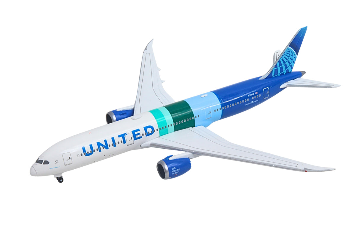 HERPA UNITED 787-9 1/500 THE FUTURE IS SAF The Airplane Shop.