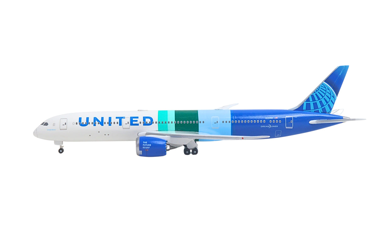 HERPA UNITED 787-9 1/500 THE FUTURE IS SAF The Airplane Shop.