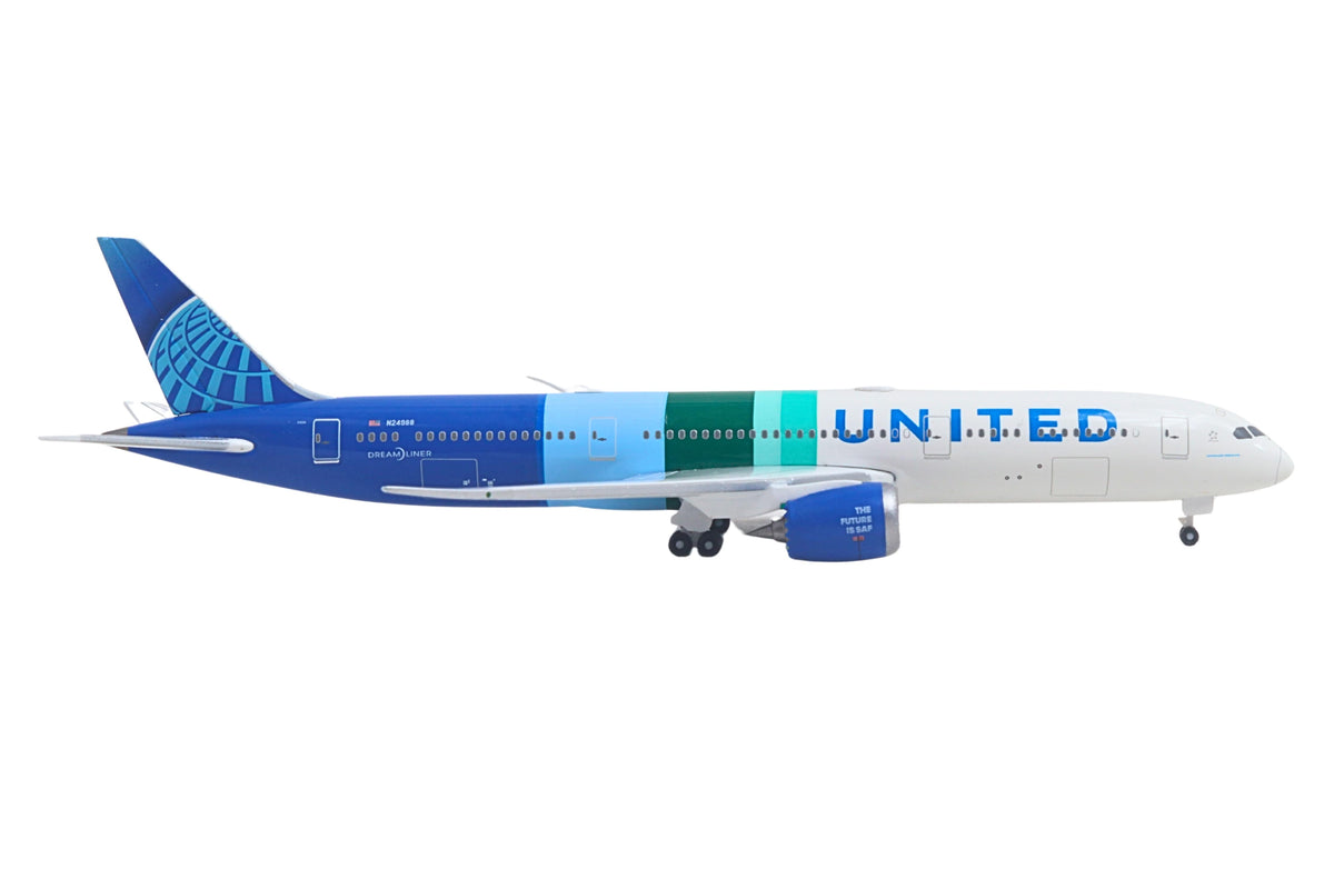 HERPA UNITED 787-9 1/500 THE FUTURE IS SAF The Airplane Shop.