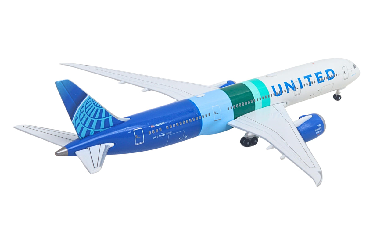 HERPA UNITED 787-9 1/500 THE FUTURE IS SAF The Airplane Shop.