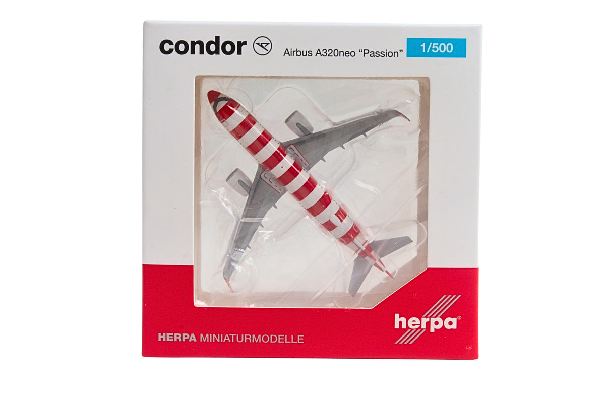 HERPA CONDOR A320NEO 1/500 PASSION (**) The Airplane Shop.