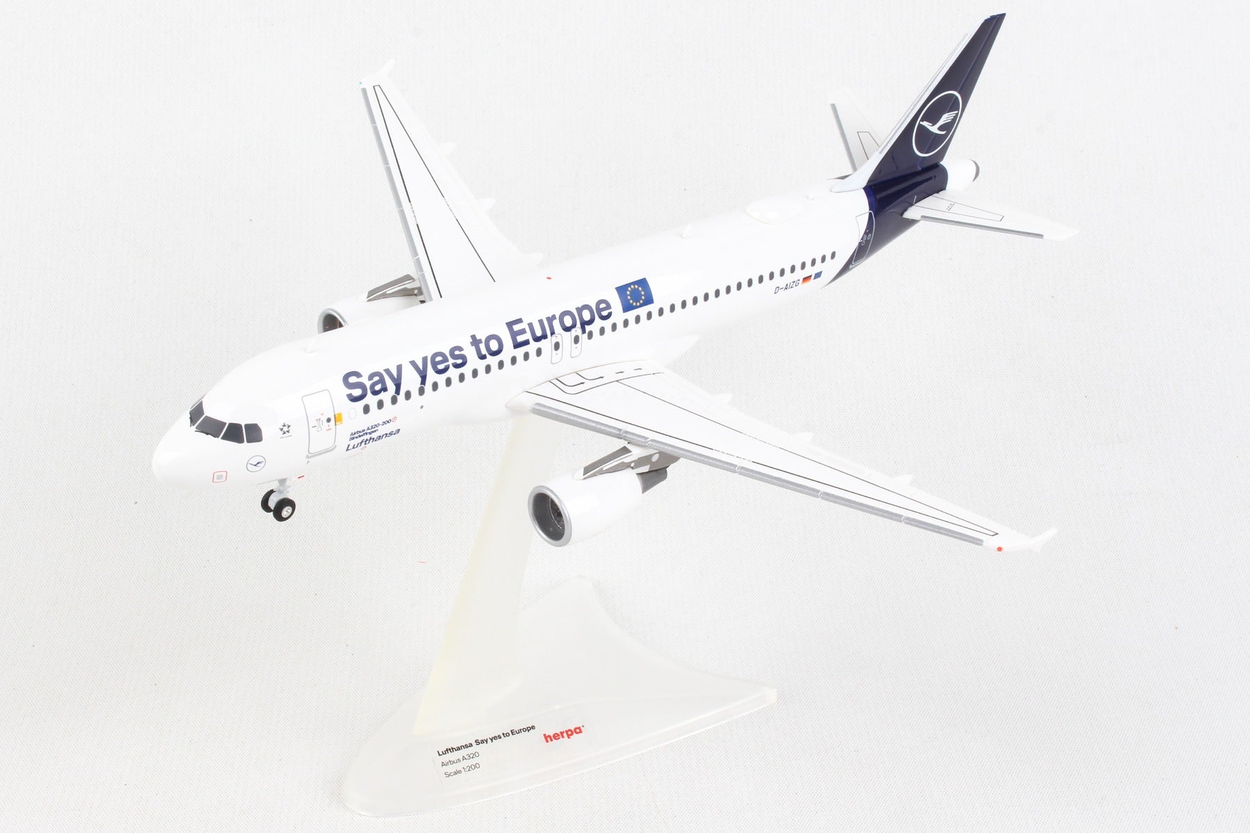 HERPA LUFTHANSA A320 1/200 SAY YES TO EUROPE NEW LIVERY