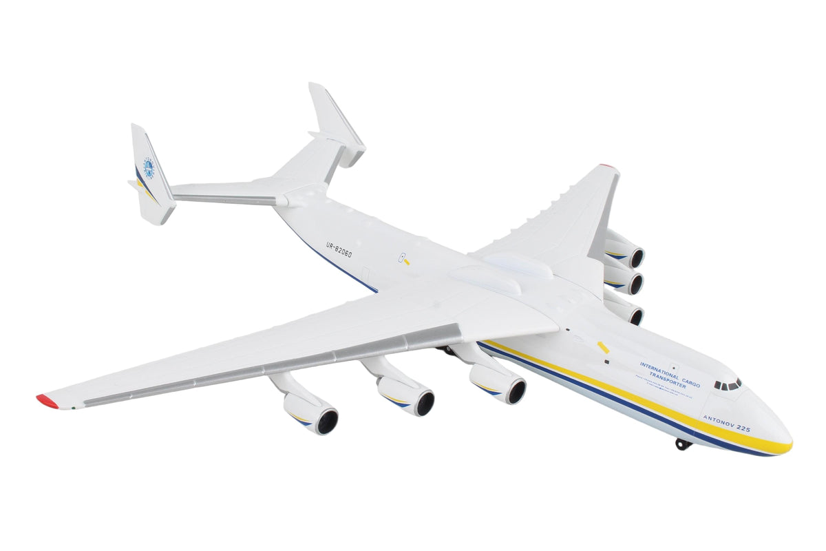 HERPA ANTONOV AN225 1/400 BLUE/YELLOW (**) The Airplane Shop.