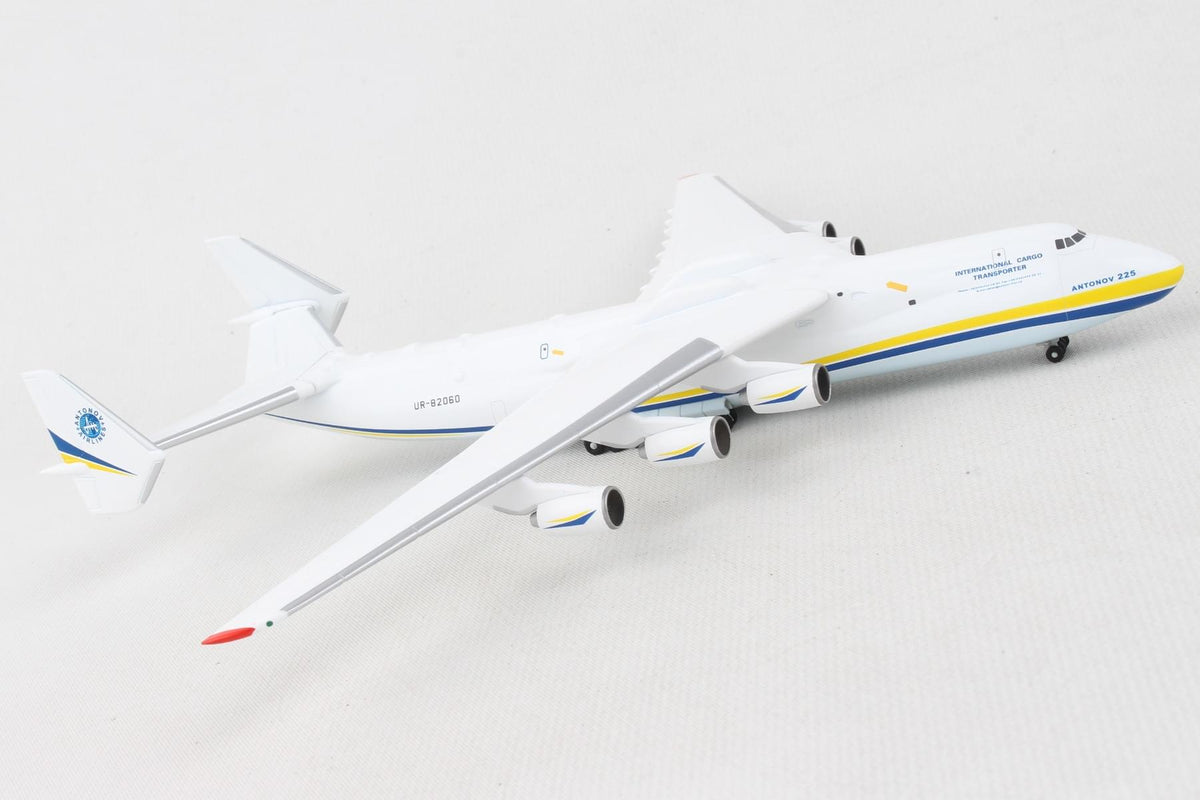 HERPA ANTONOV AN225 1/400 BLUE/YELLOW (**) The Airplane Shop.