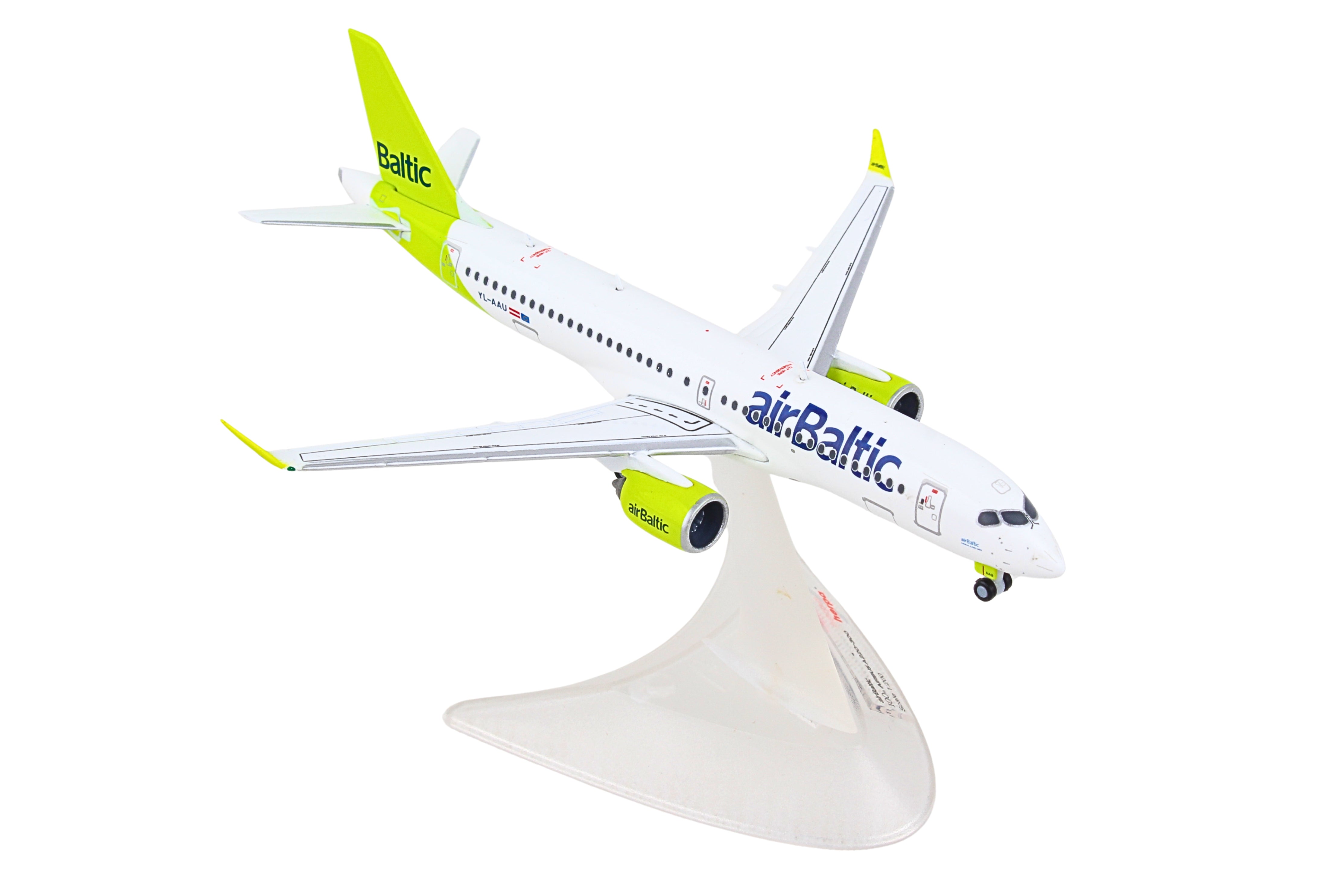HERPA AIR BALTIC A220-300 1/400 100TH A220 NEW LIVERY (**)