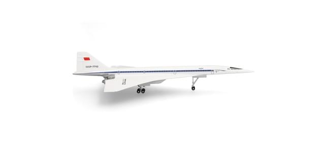 HERPA AEROFLOT TU144D 1/400 TECHNIK MUSEUM SINSHEIM