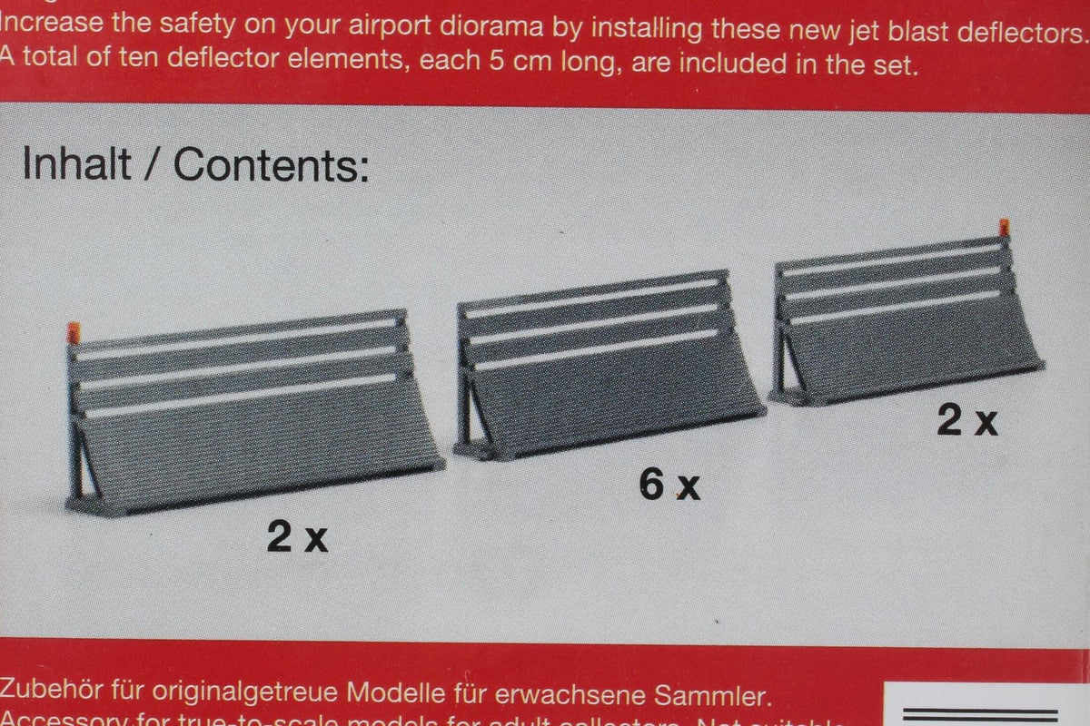 HERPA JET BLAST DEFLECTORS 1/200 (**) The Airplane Shop.