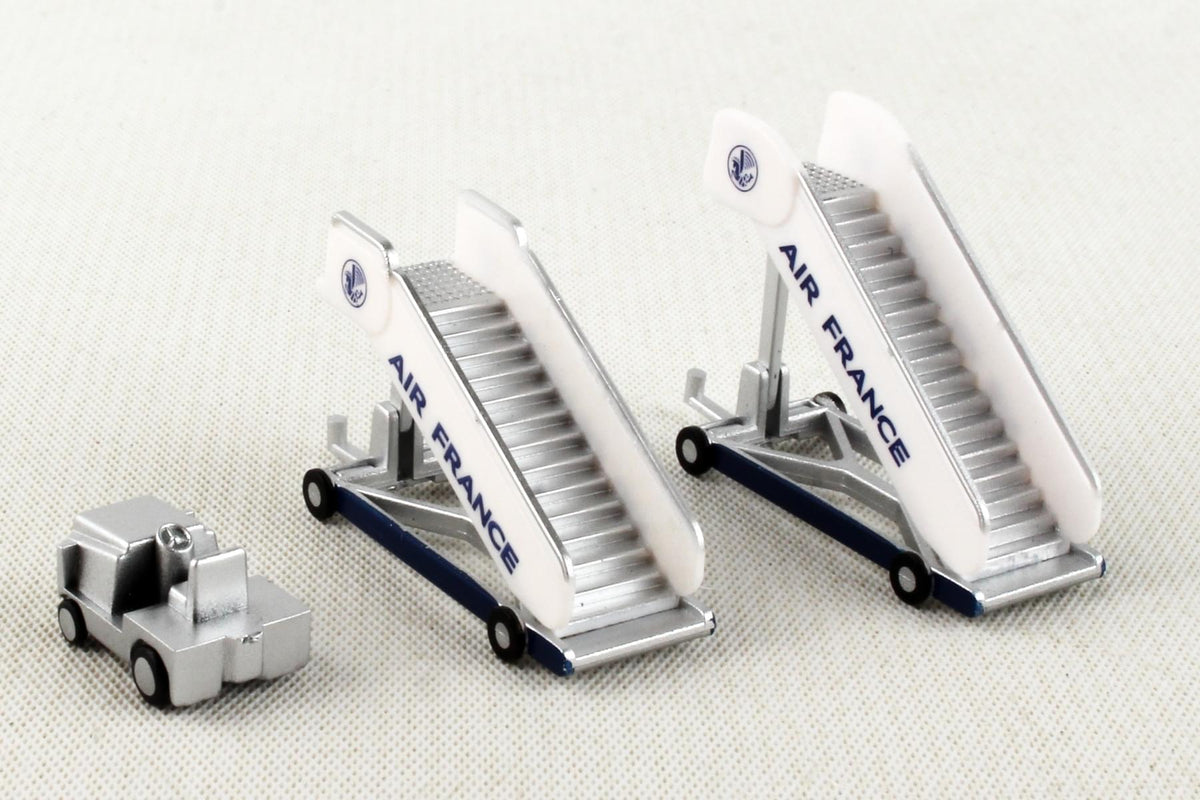HERPA AIR FRANCE HISTORIC PASSENGER STAIRS W/TRACTOR 1/200 The Airplane Shop.