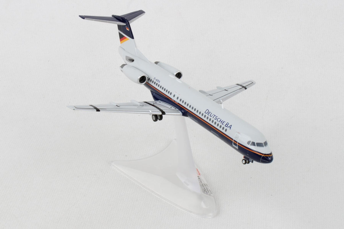 HERPA DEUTSCHE BA F-100 1/200 (**) The Airplane Shop.