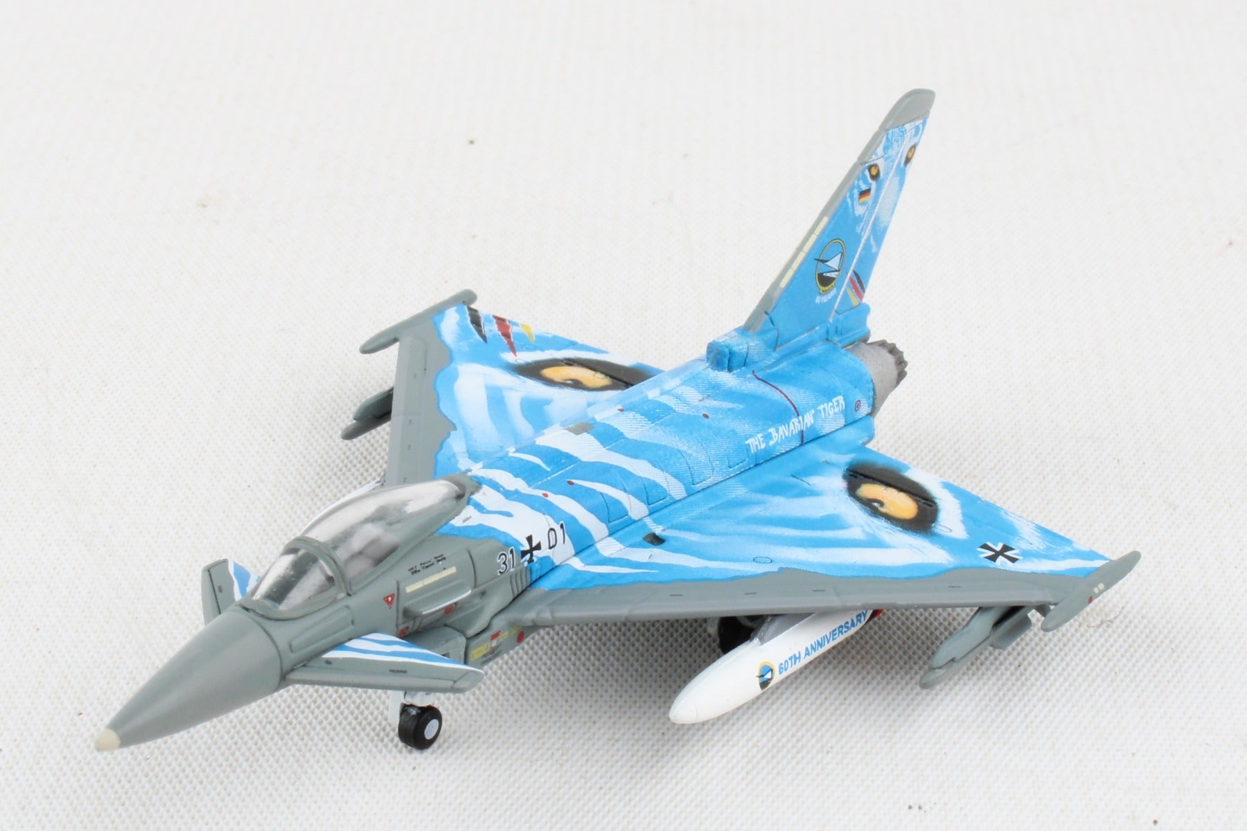 HERPA LUFTWAFFE EUROFIGHTER TYPHOON 1/200 BAVARIAN TIGERS **