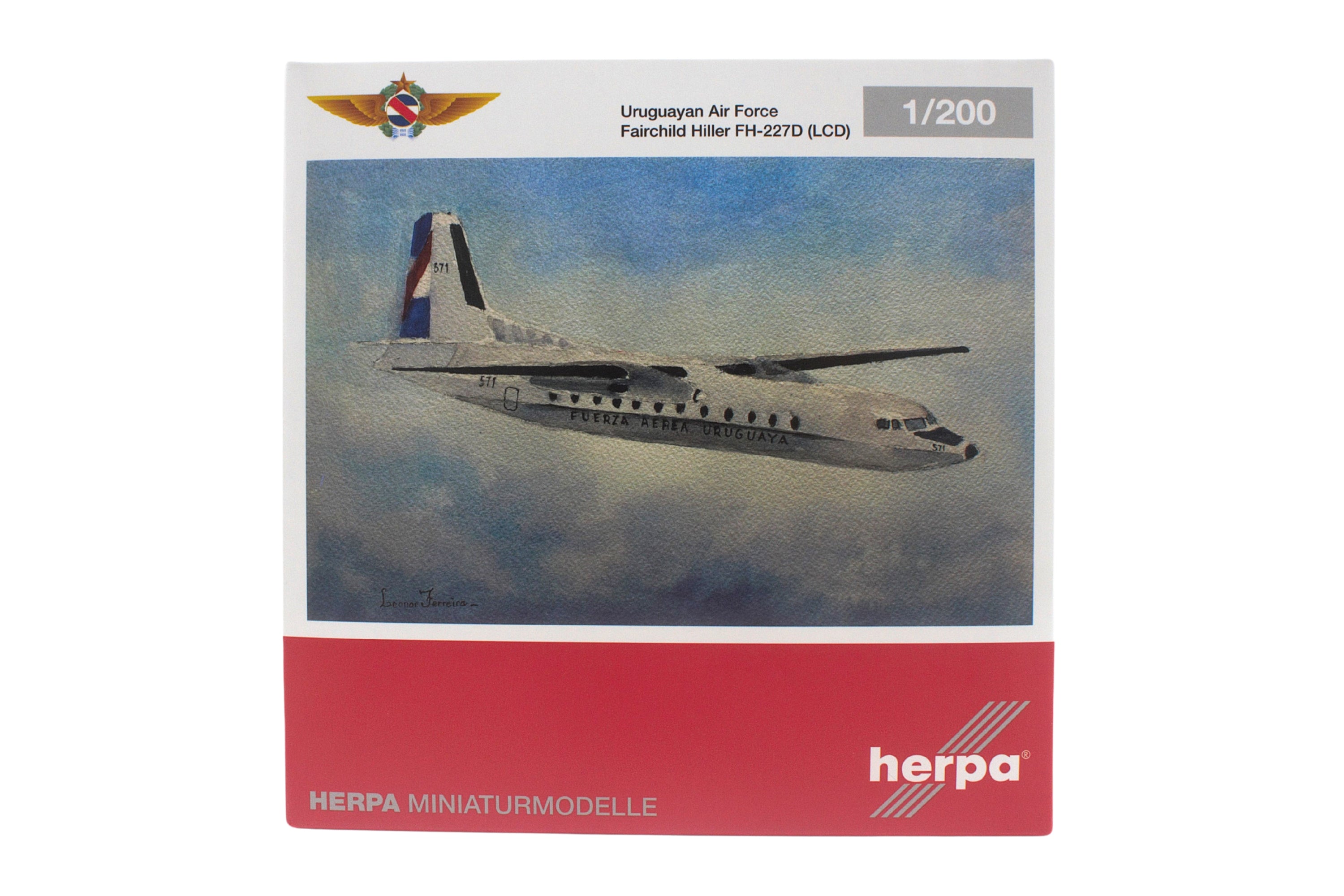 HERPA URUGUAYAN FH227 1/200 (**)
