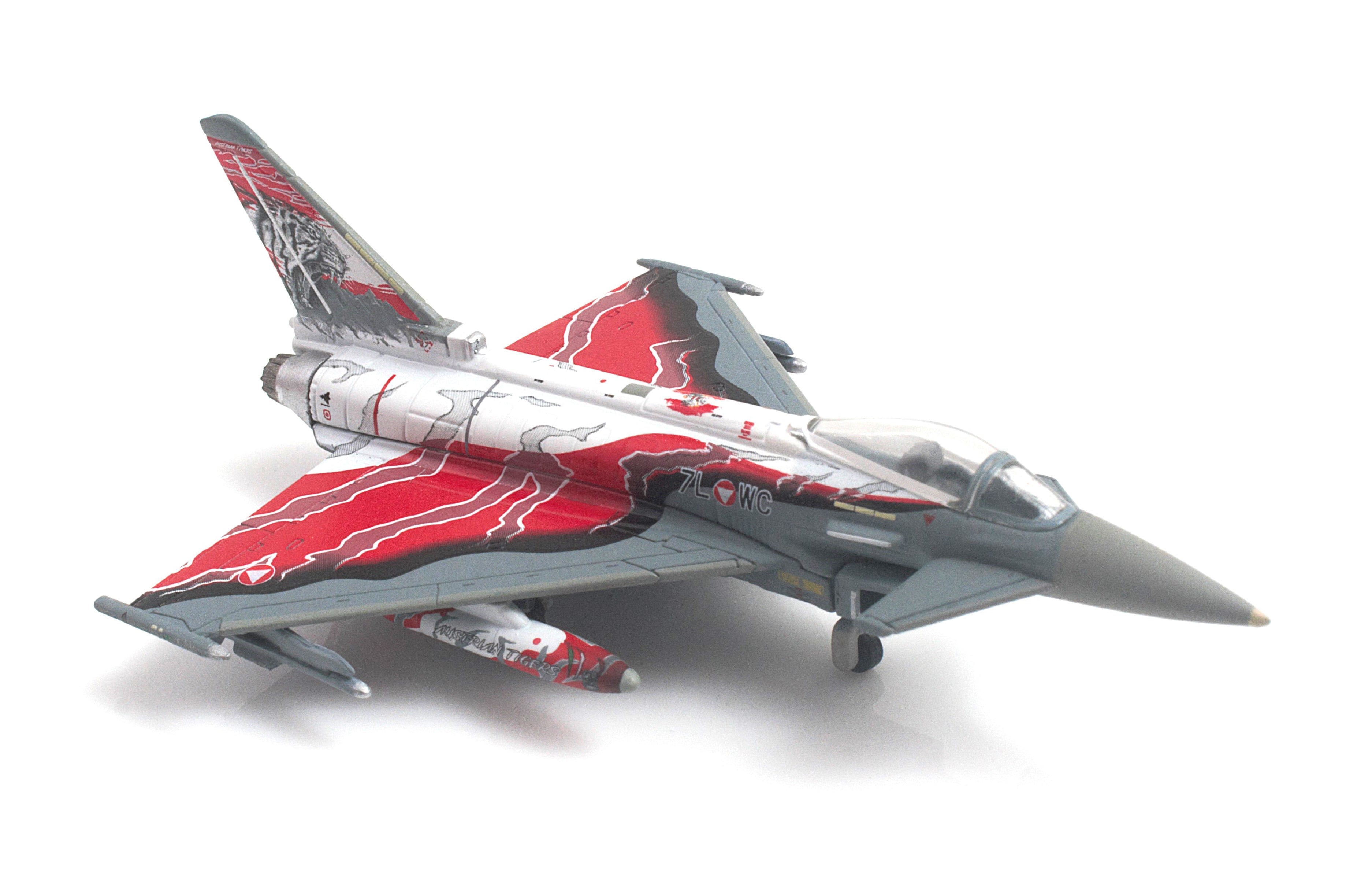 HERPA AUSTRIAN AIR FORCE TYPHOON 1/200 AUSTRIAN TIGERS (**)